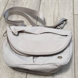 Lululemon Stylish Grey All Night Crossbody